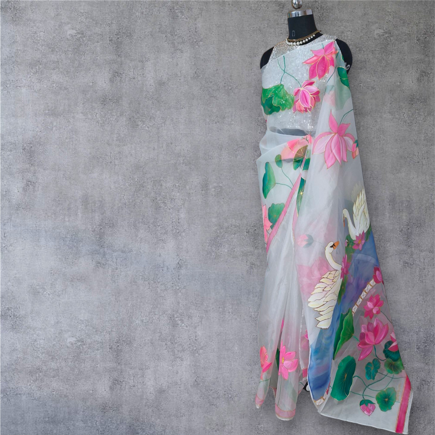 Lotus Oasis Saree