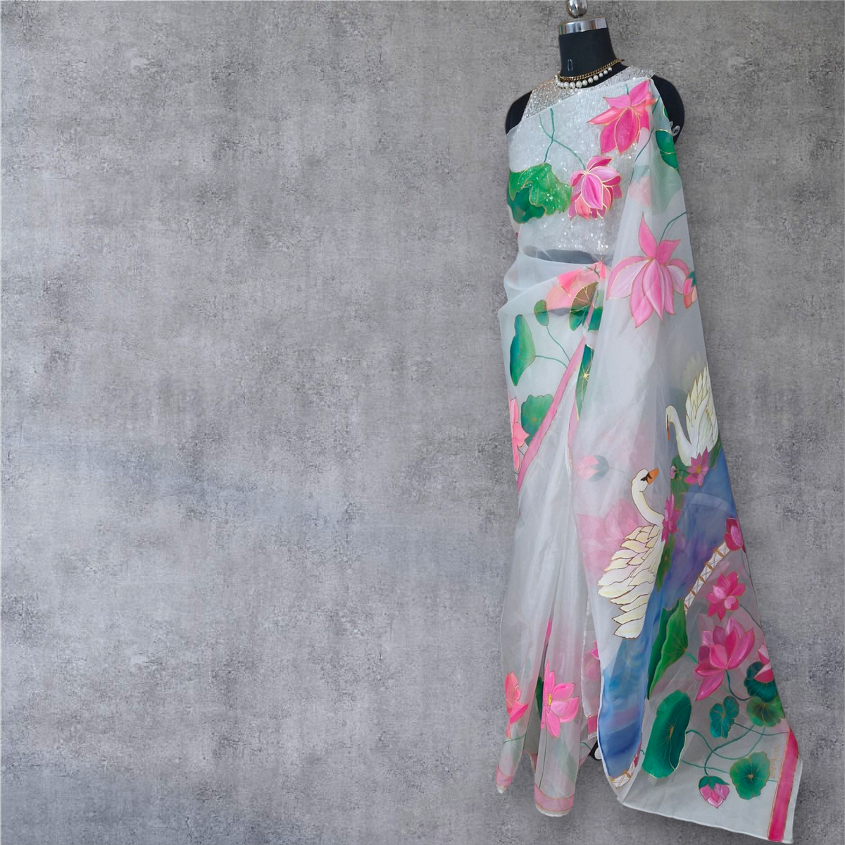 Lotus Oasis Saree