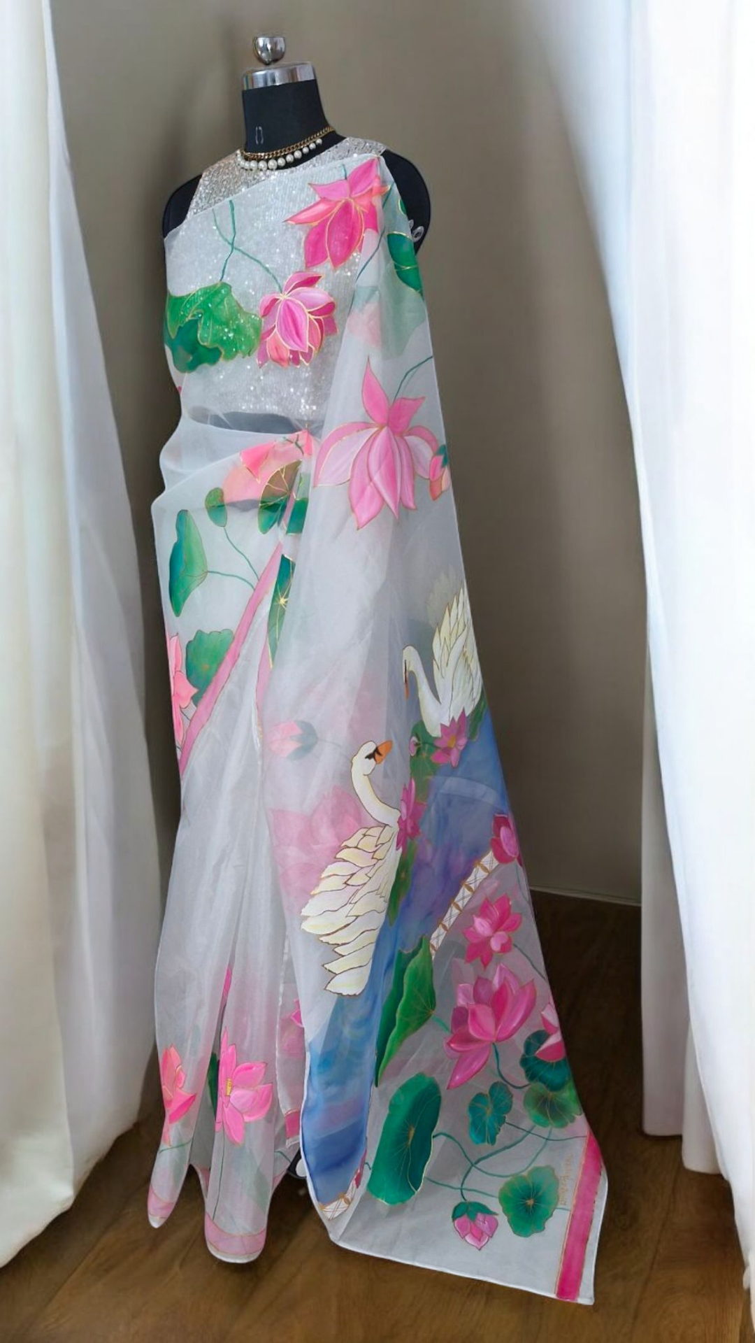 Lotus Oasis Saree