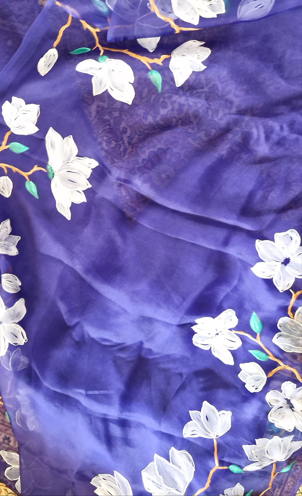 Midnight Aurora Saree