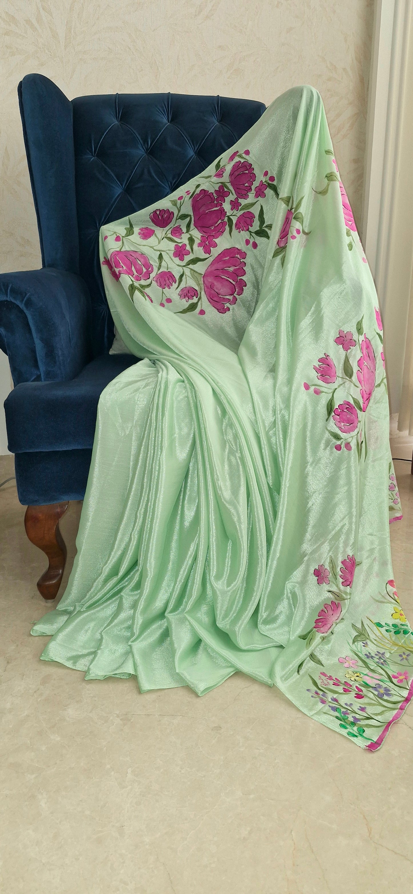 Blush on mint