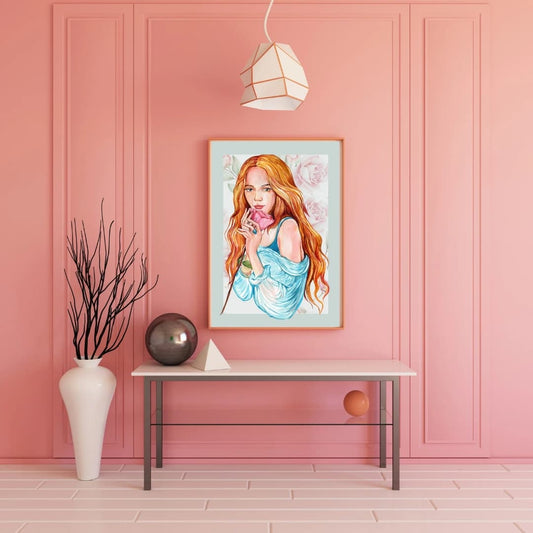 Rose tinted memories Framed Artwork