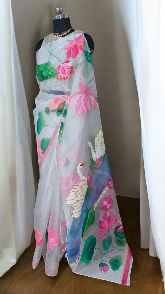 Lotus Oasis Saree