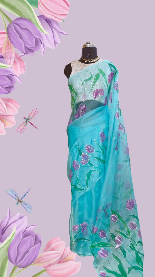 Tulip Trance Saree