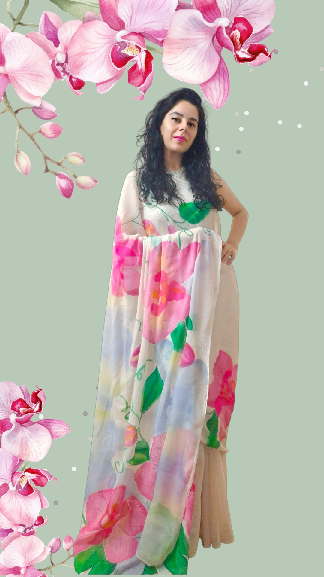 Orchid Blush Saree