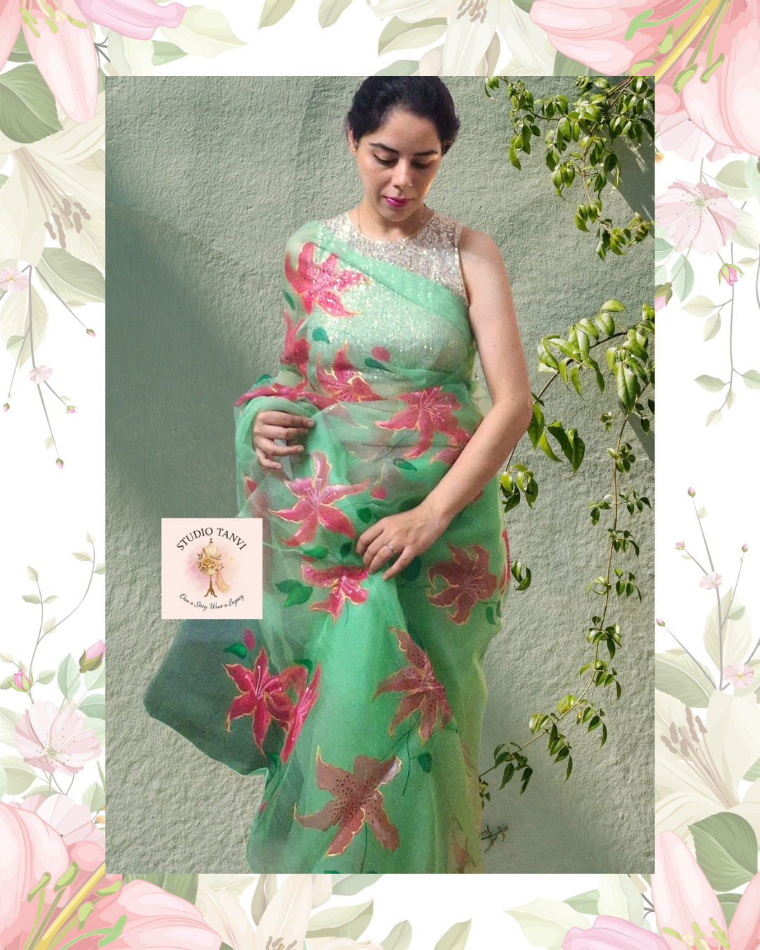 Pastel green elegance