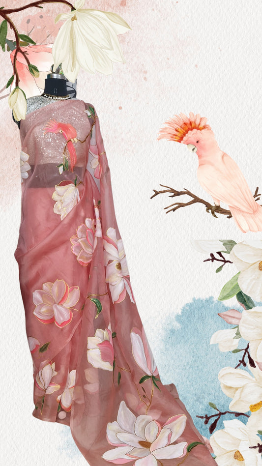 Magnolia Mirage Saree