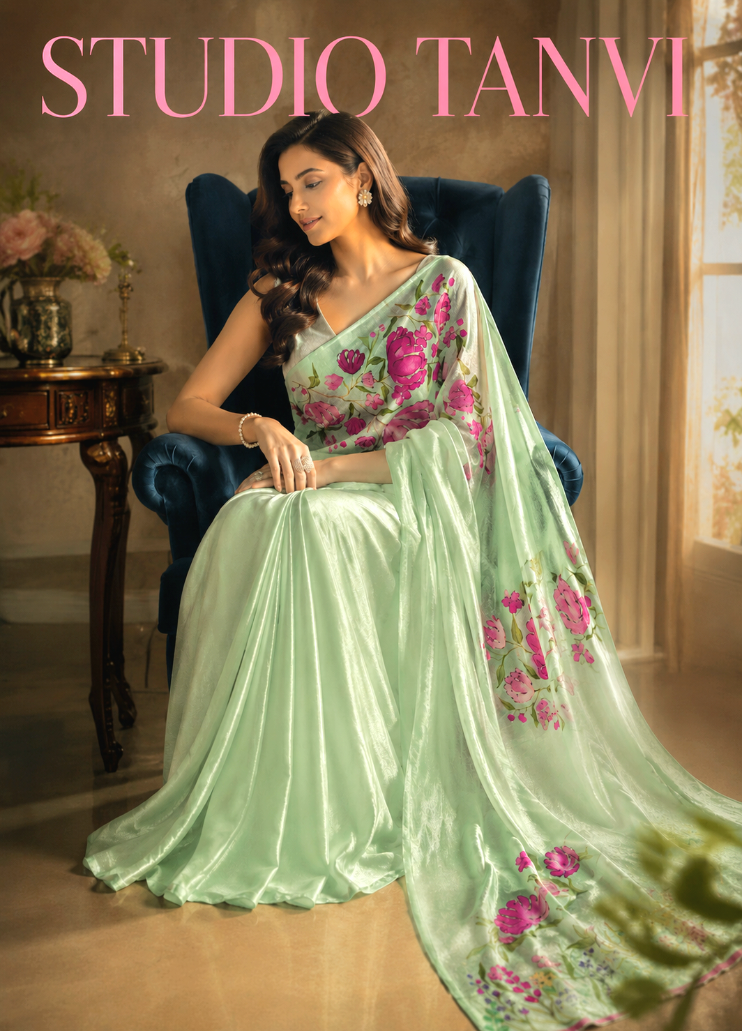 Blush on mint