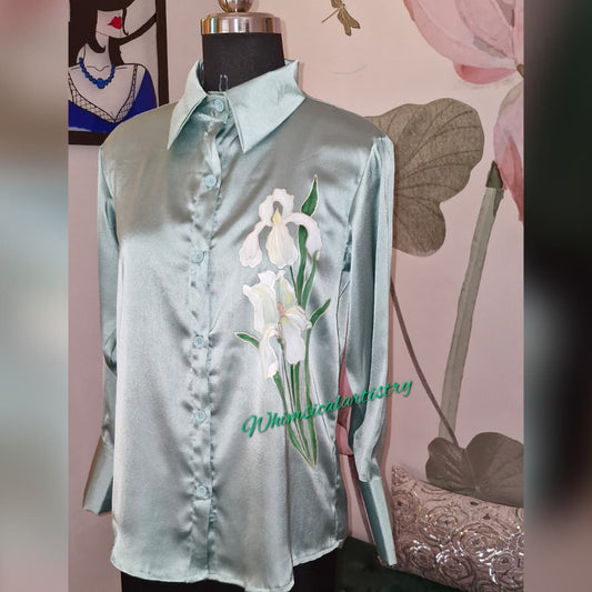 Iris Oasis women's shirt